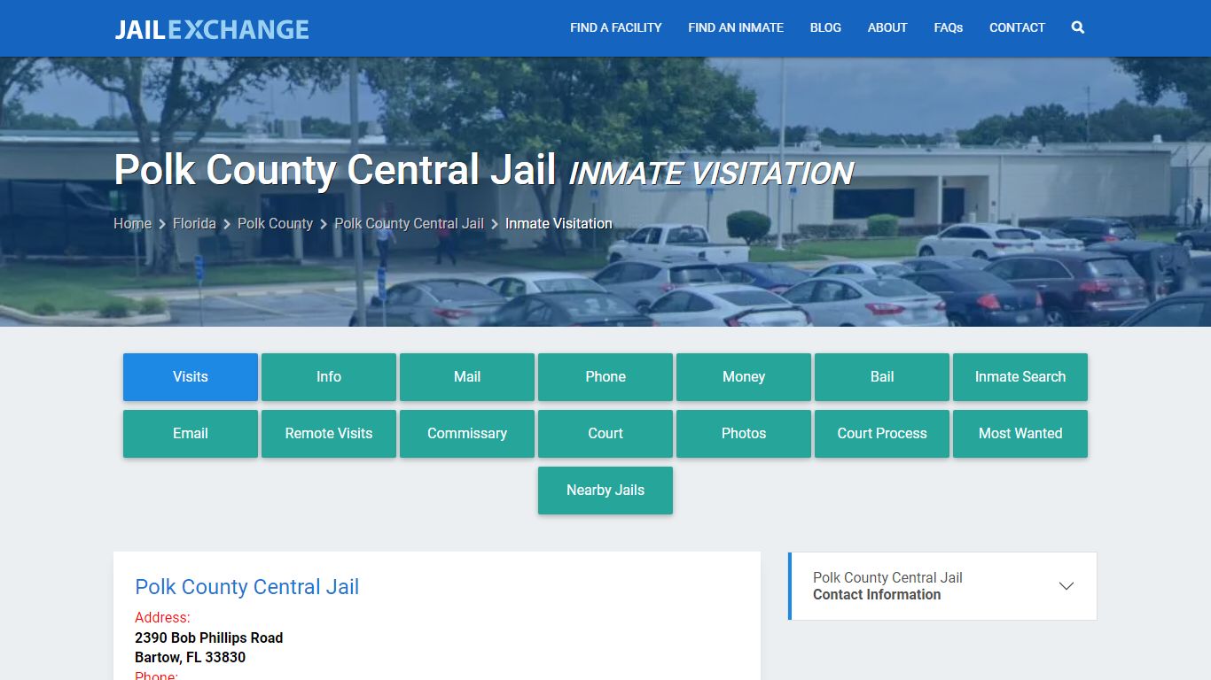 Inmate Visitation - Polk County Central Jail, FL - Jail Exchange